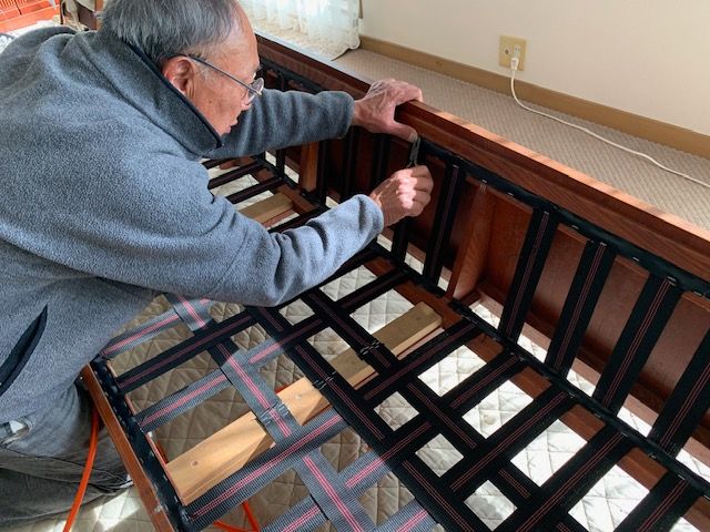 家具修理の現場